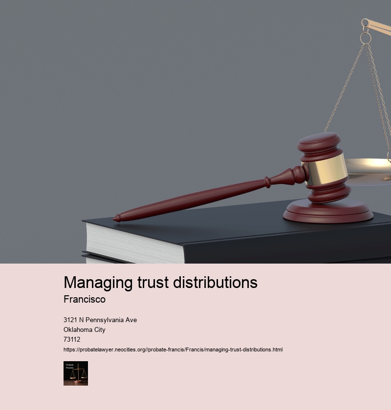 Managing trust distributions